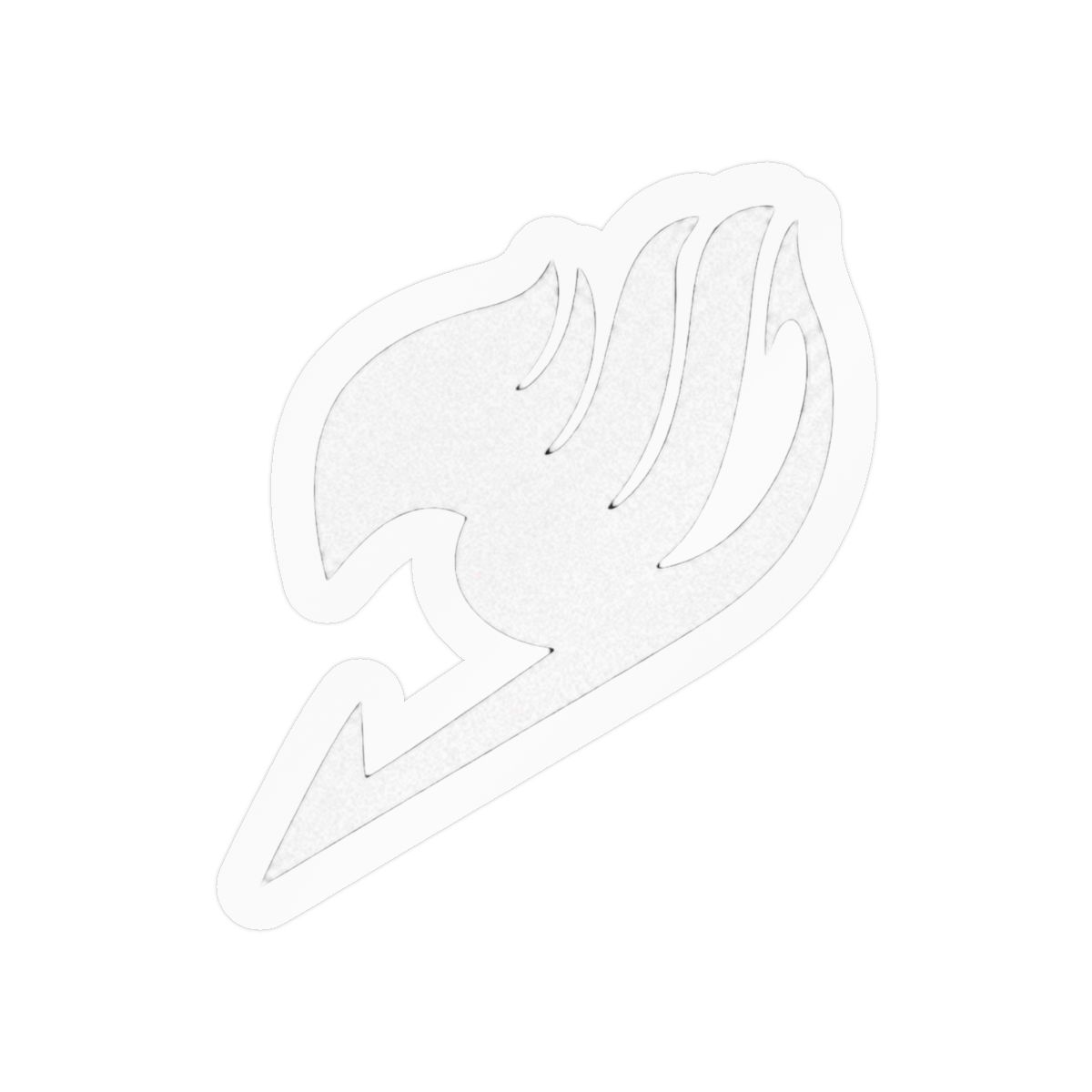 Fairy Tail Logo Sticker Decal Stickers Car Laptop 5" (White)