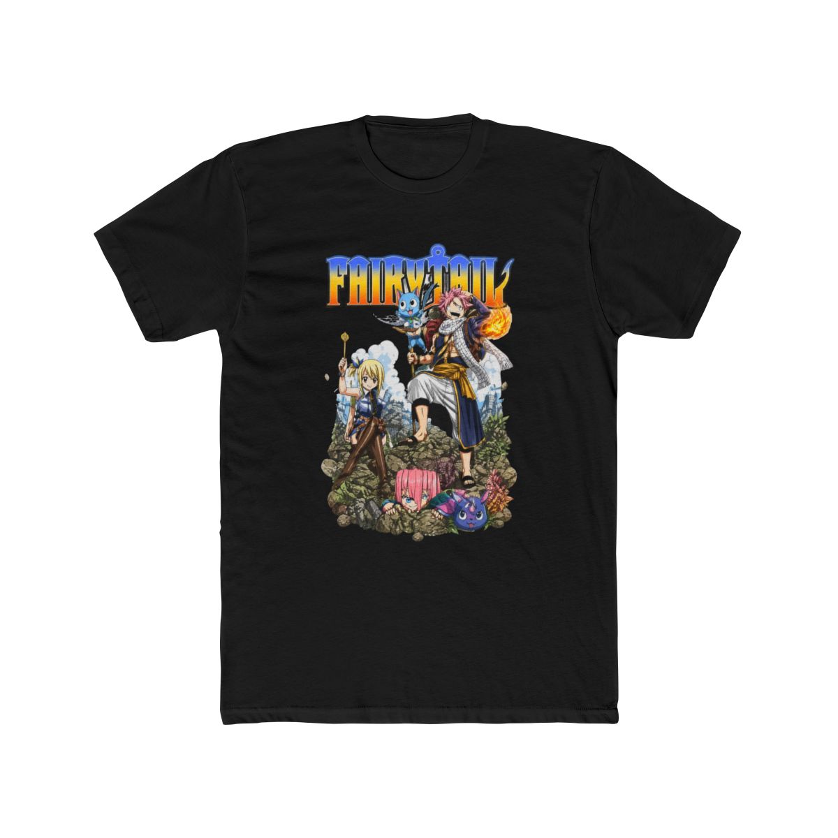 Fairy Tail On A Mission Tie-Dye T Shirt - alternate angle 3, merchandise