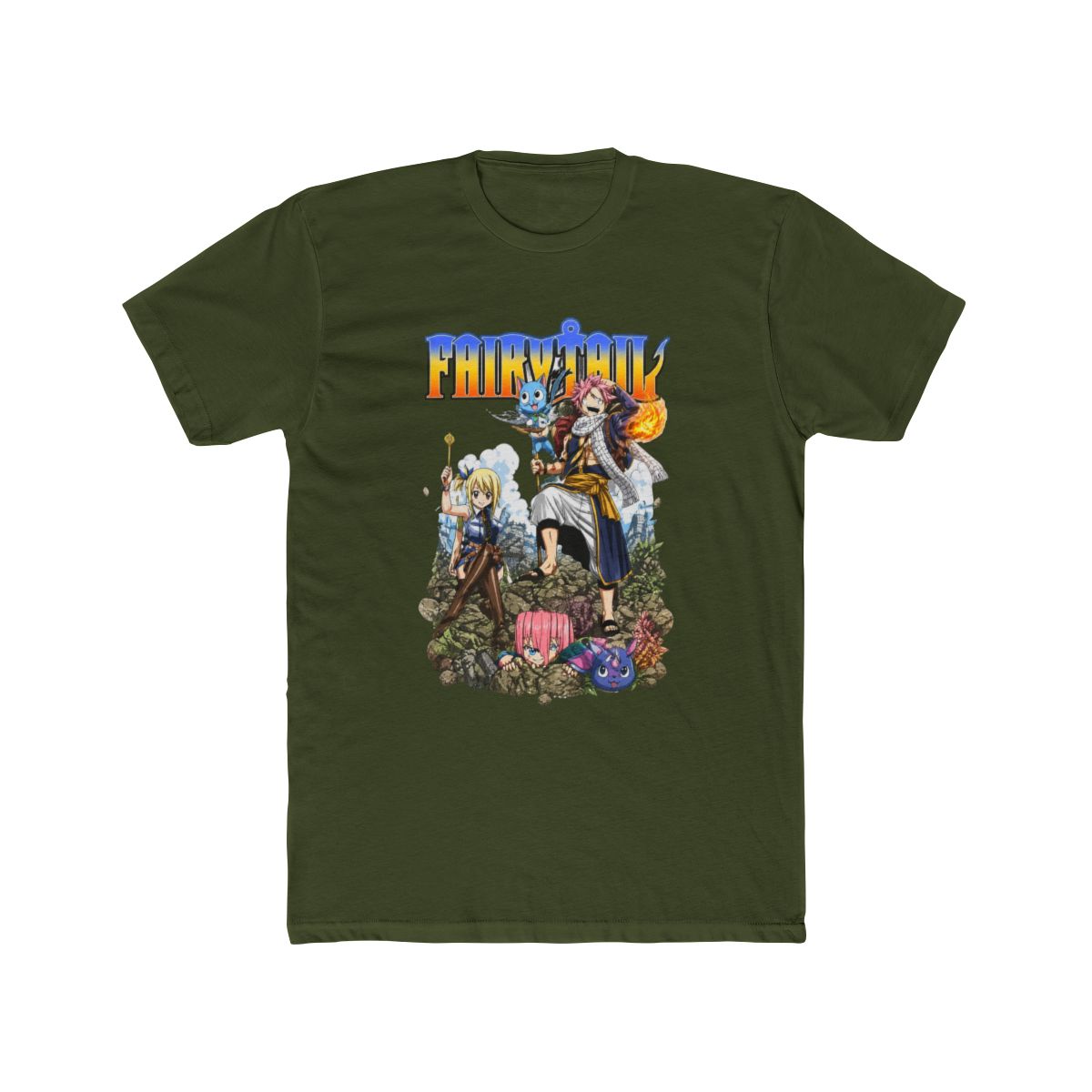 Fairy Tail On A Mission Tie-Dye T Shirt - alternate angle 5, merchandise