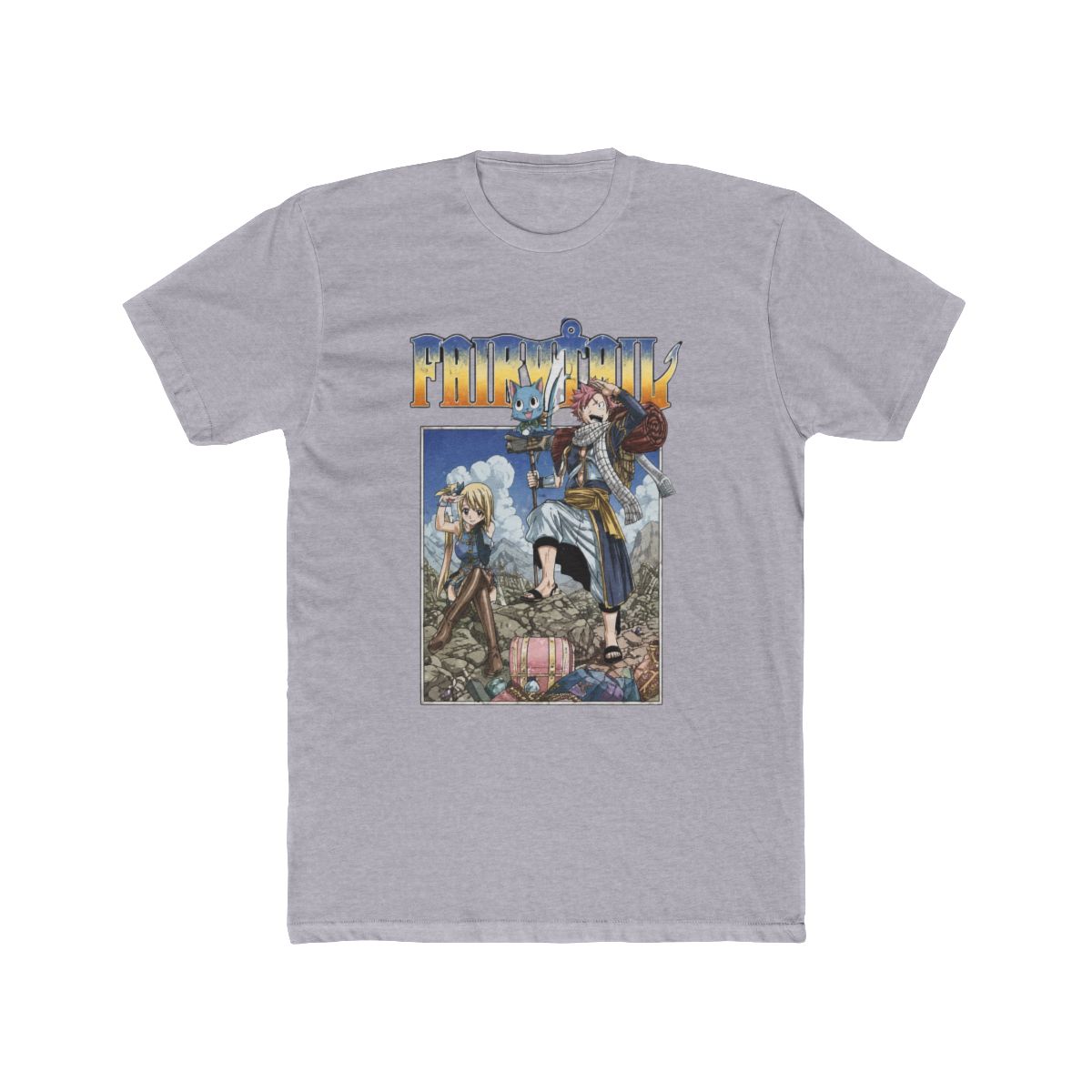 Fairy Tail On A Mission Girls Mineral Wash Crop T Shirt