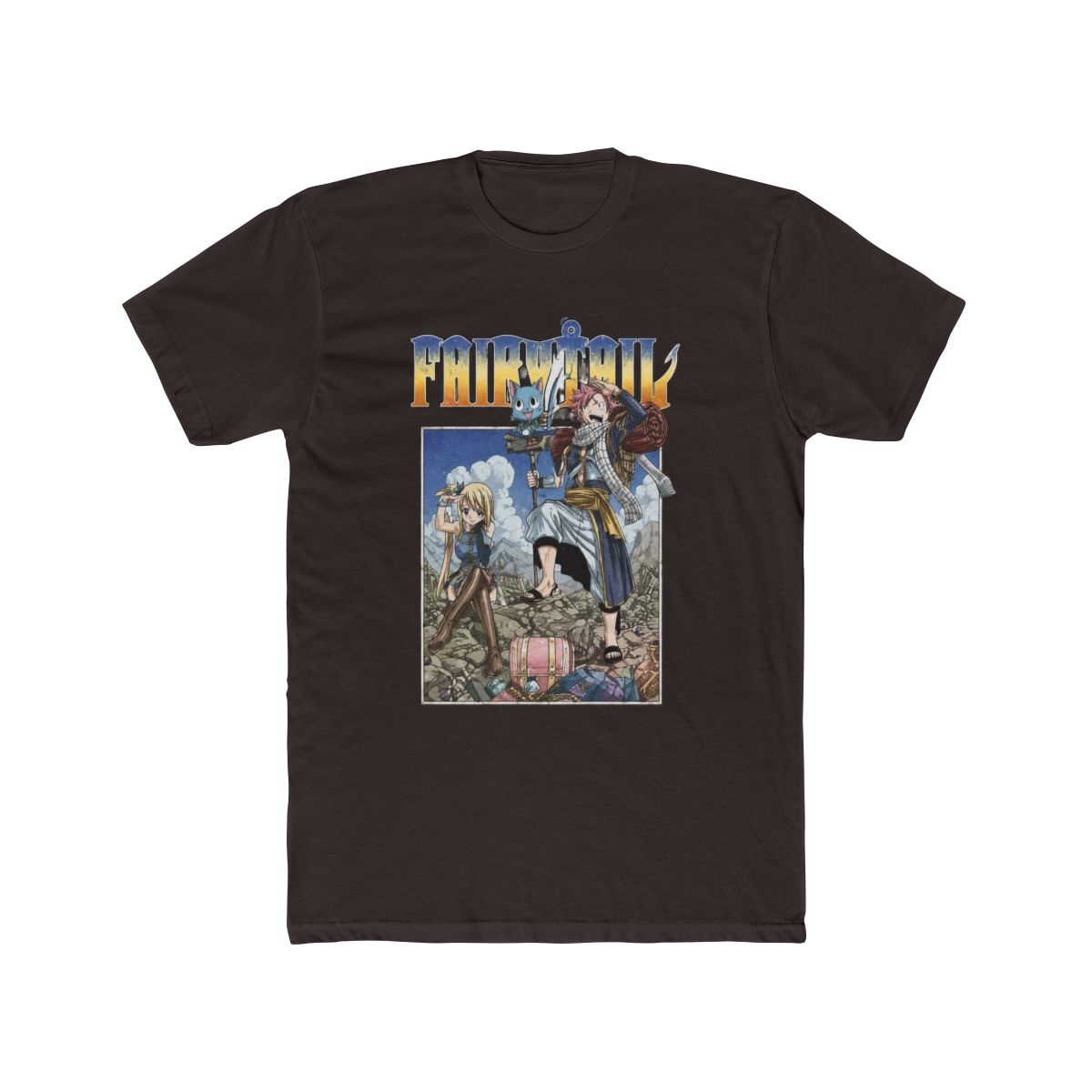 Fairy Tail On A Mission Girls Mineral Wash Crop T Shirt - alternate angle 2, merchandise