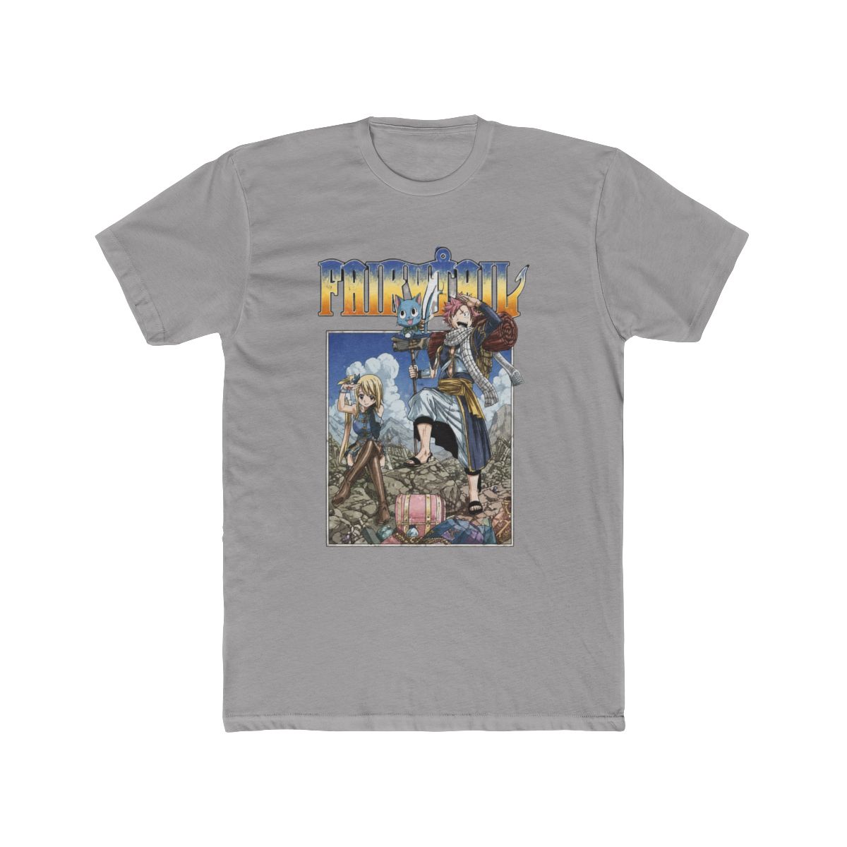 Fairy Tail On A Mission Girls Mineral Wash Crop T Shirt - Official T-Shirts merchandise