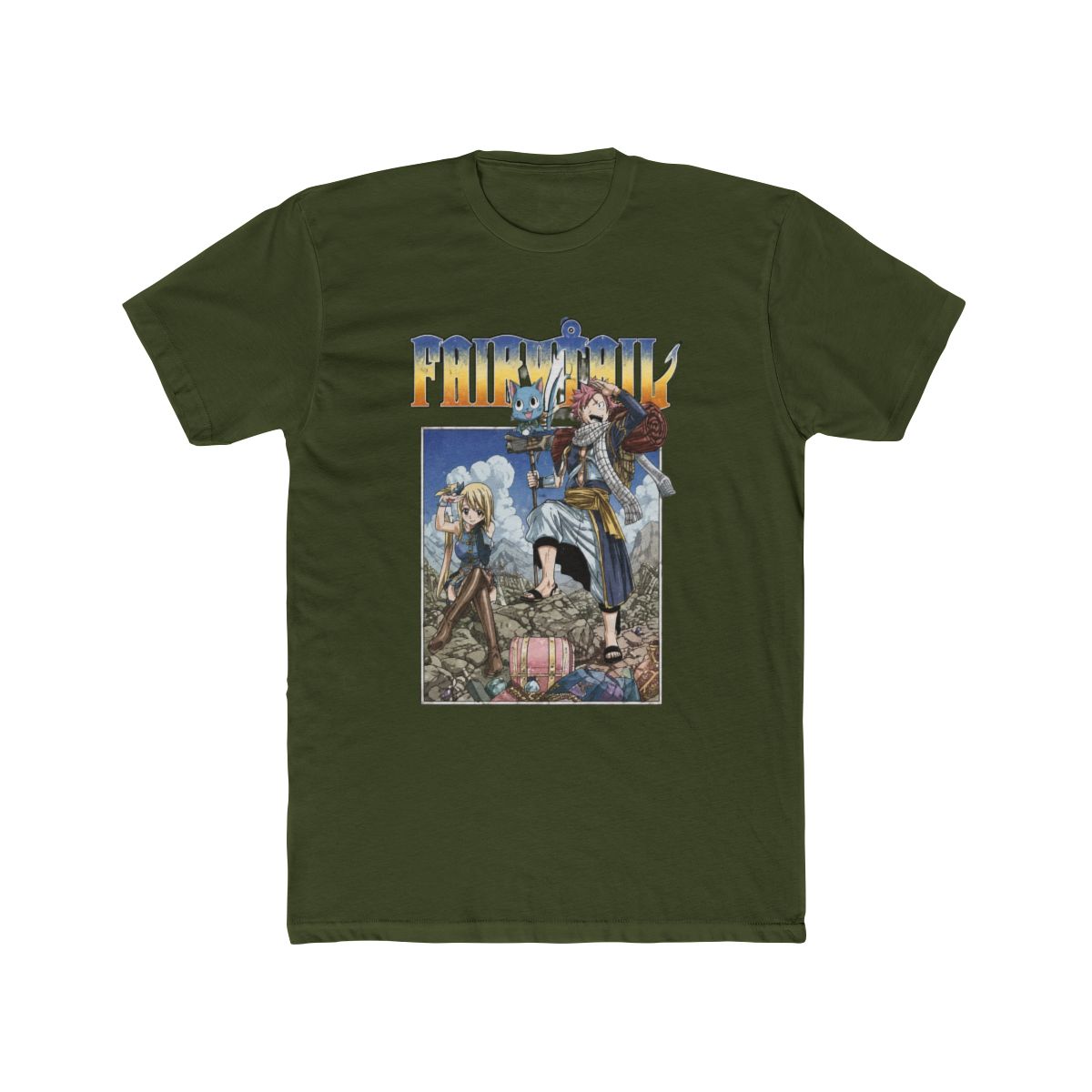 Fairy Tail On A Mission Girls Mineral Wash Crop T Shirt - alternate angle 5, merchandise