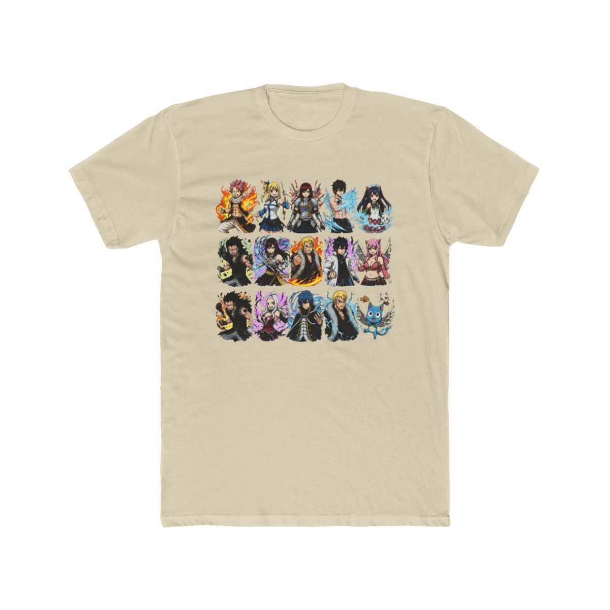 Fairy Tail Guild Character Collage T Shirt - alternate angle 4, merchandise