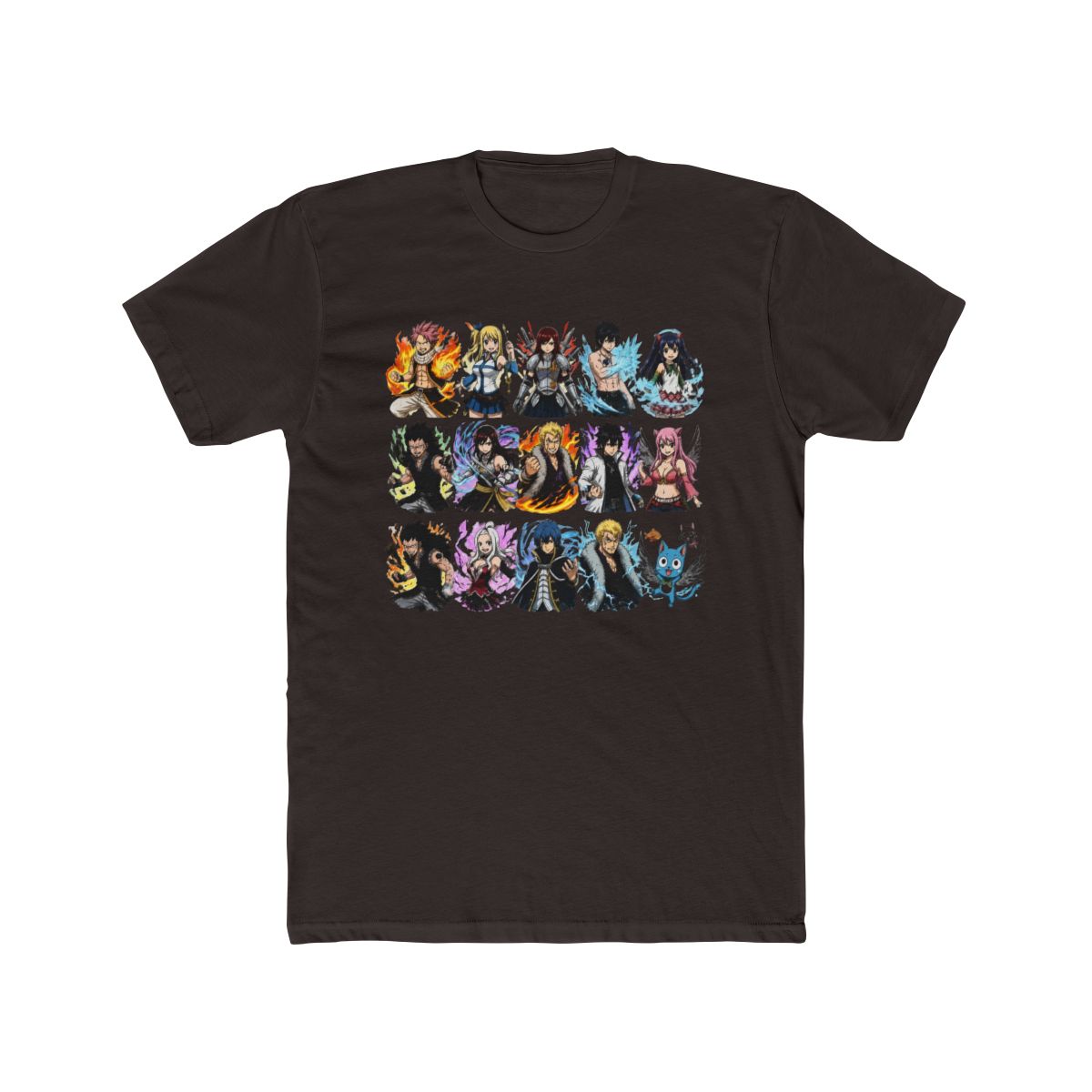 Fairy Tail Guild Character Collage T Shirt - alternate angle 3, merchandise
