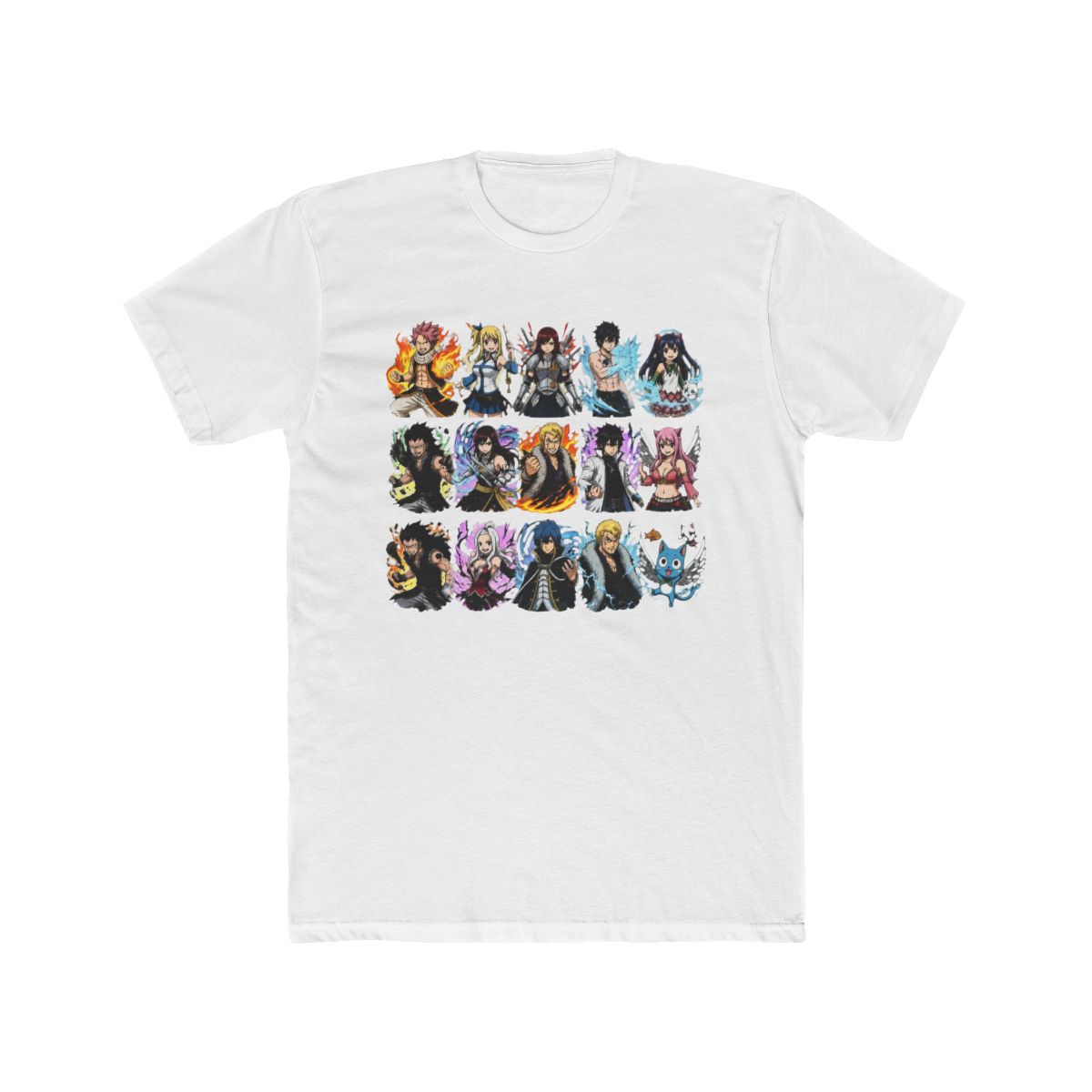Fairy Tail Guild Character Collage T Shirt - Official T-Shirts merchandise