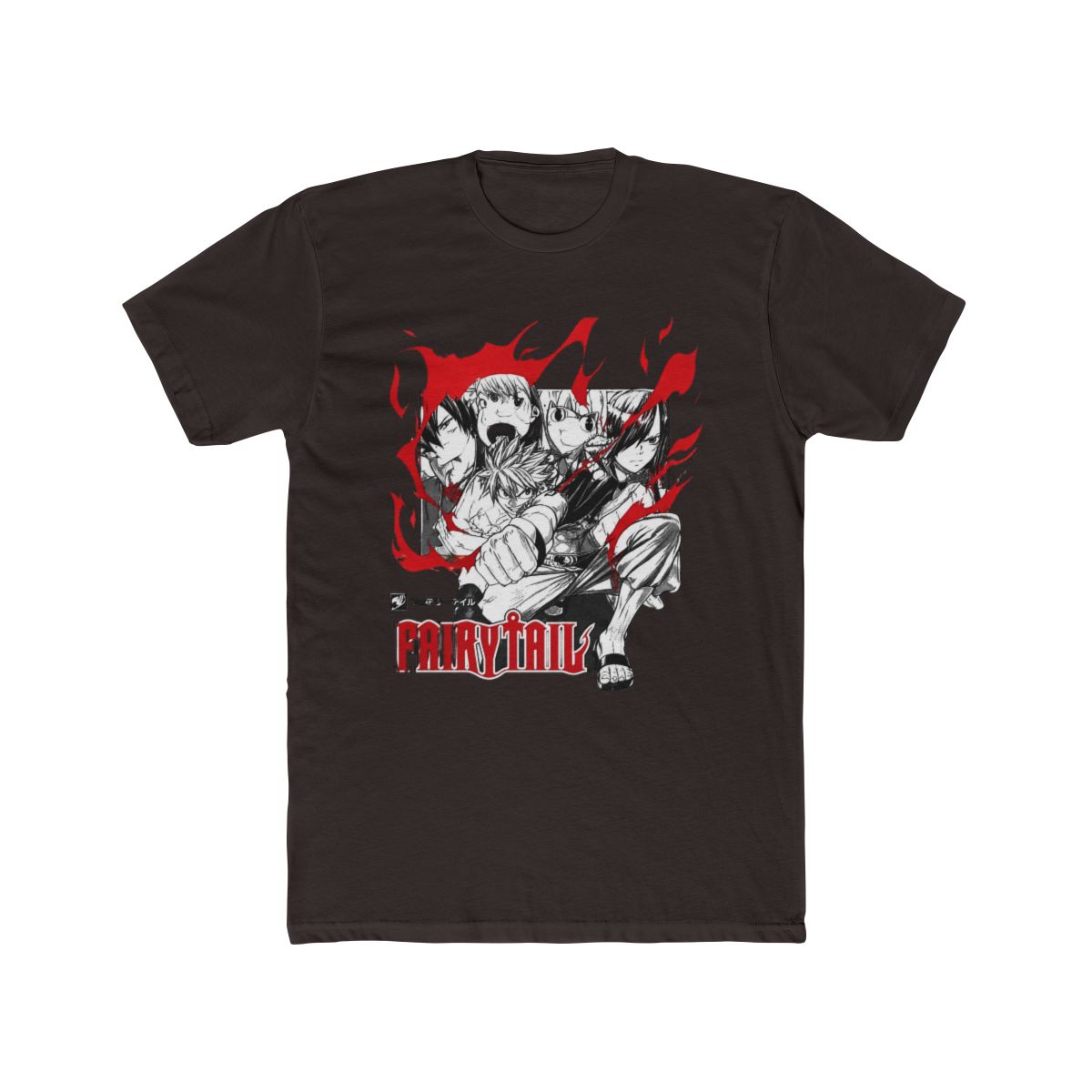 Fairy Tail Blaze Group Mineral Wash T Shirt - alternate angle 2, merchandise
