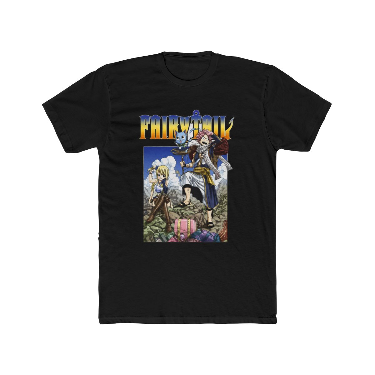 Fairy Tail On A Mission Garment Dye T Shirt - alternate angle 3, merchandise