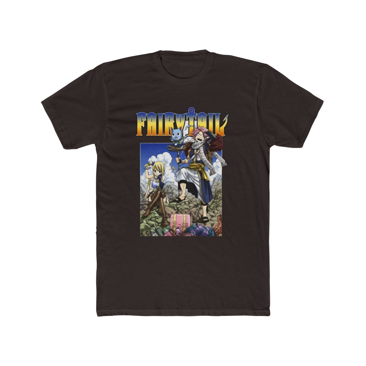 Fairy Tail On A Mission Garment Dye T Shirt - alternate angle 2, merchandise