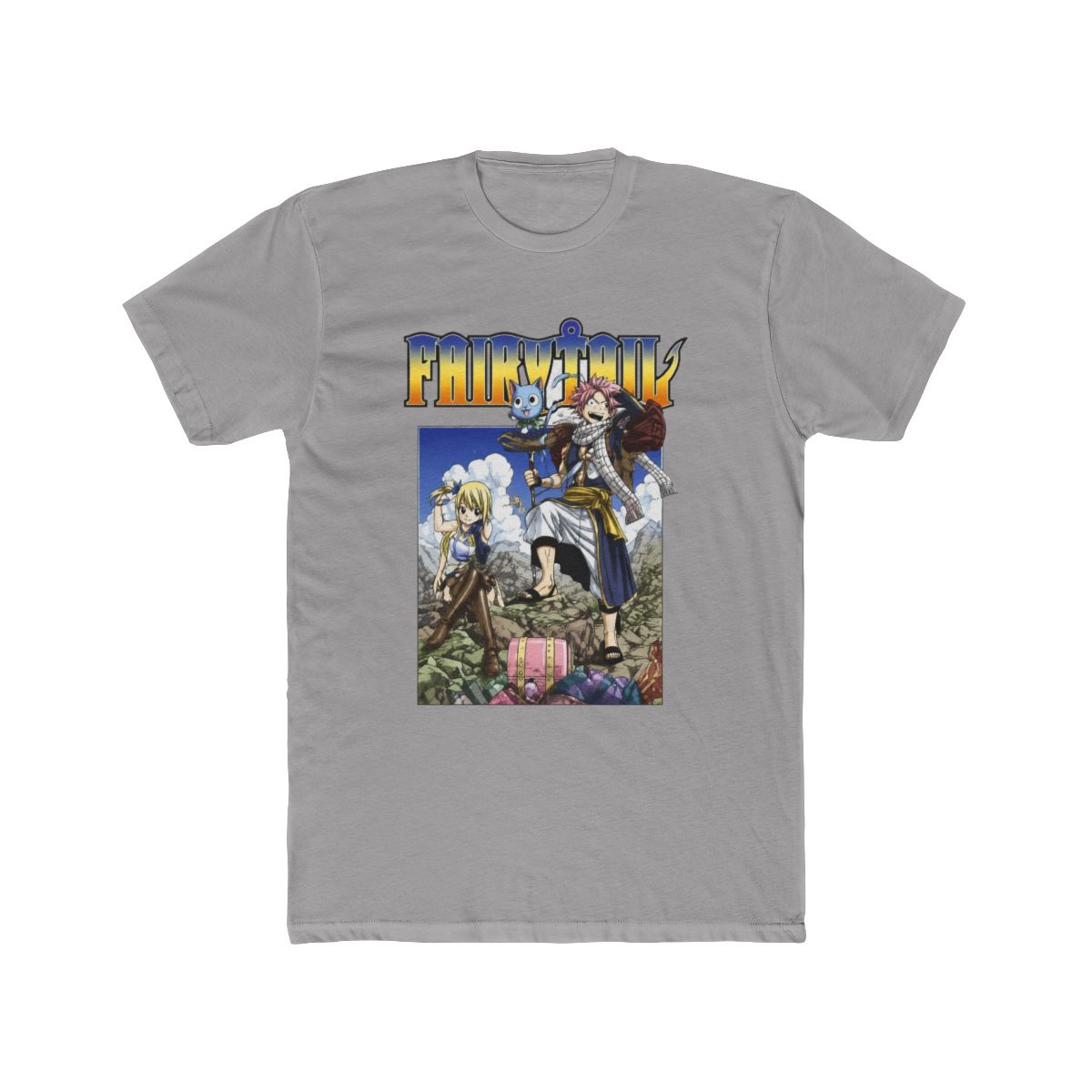 Fairy Tail On A Mission Garment Dye T Shirt - Official T-Shirts merchandise