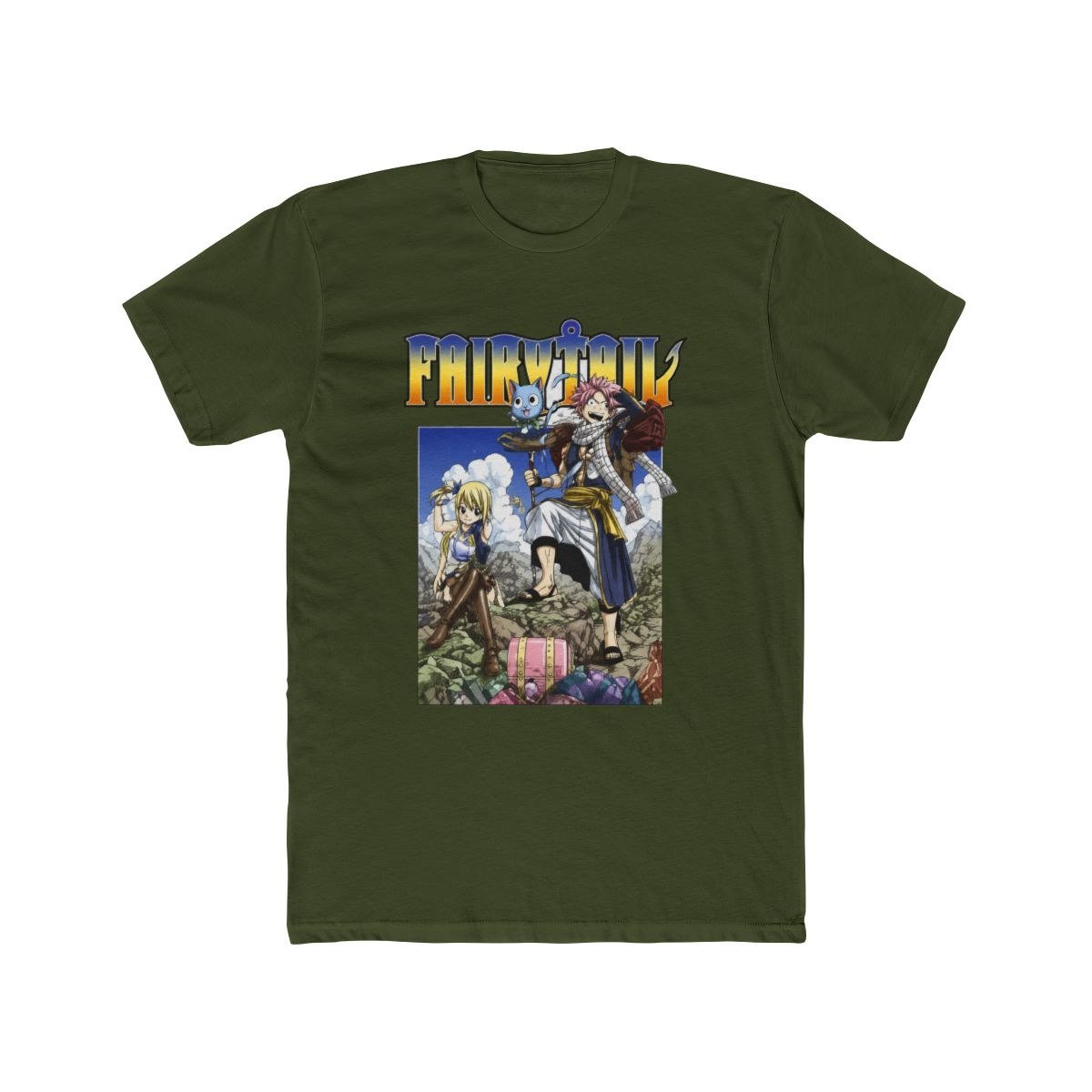 Fairy Tail On A Mission Garment Dye T Shirt - alternate angle 5, merchandise
