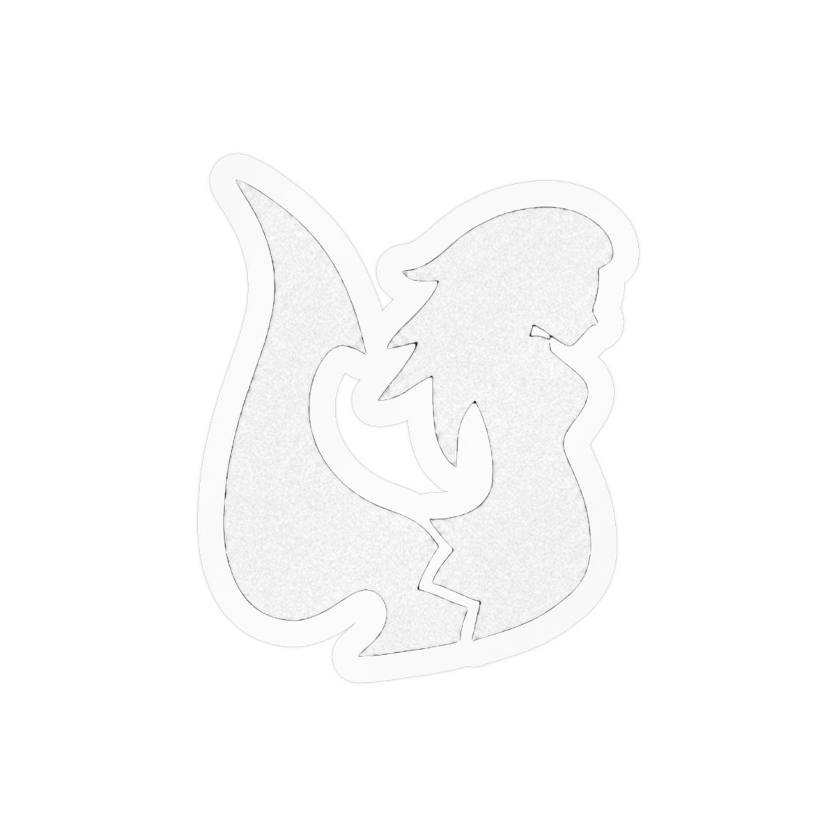 Fairy Tail 5" Aquarius Logo Decal Sticker for Cars Laptops Tablets Skateboard - WHITE - alternate angle 1, merchandise