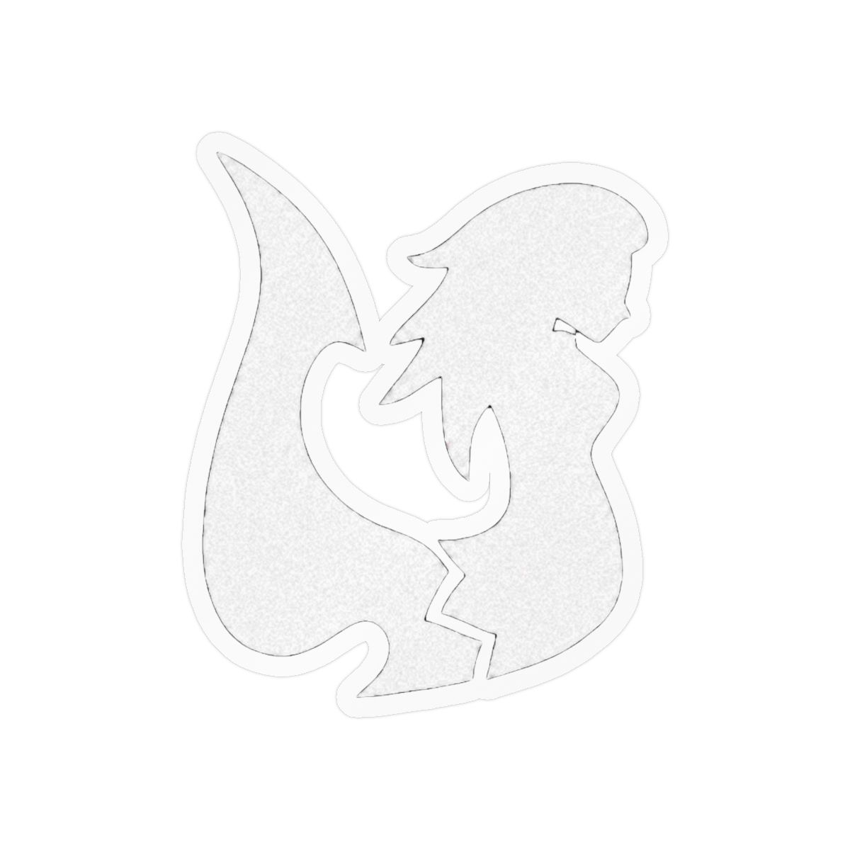 Fairy Tail 5" Aquarius Logo Decal Sticker for Cars Laptops Tablets Skateboard - WHITE - alternate angle 2, merchandise