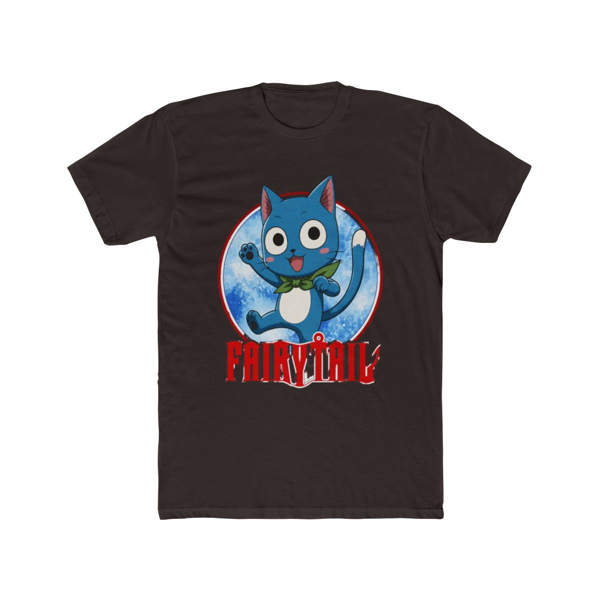 Fairy Tail Happy Lockup T Shirt - alternate angle 2, merchandise