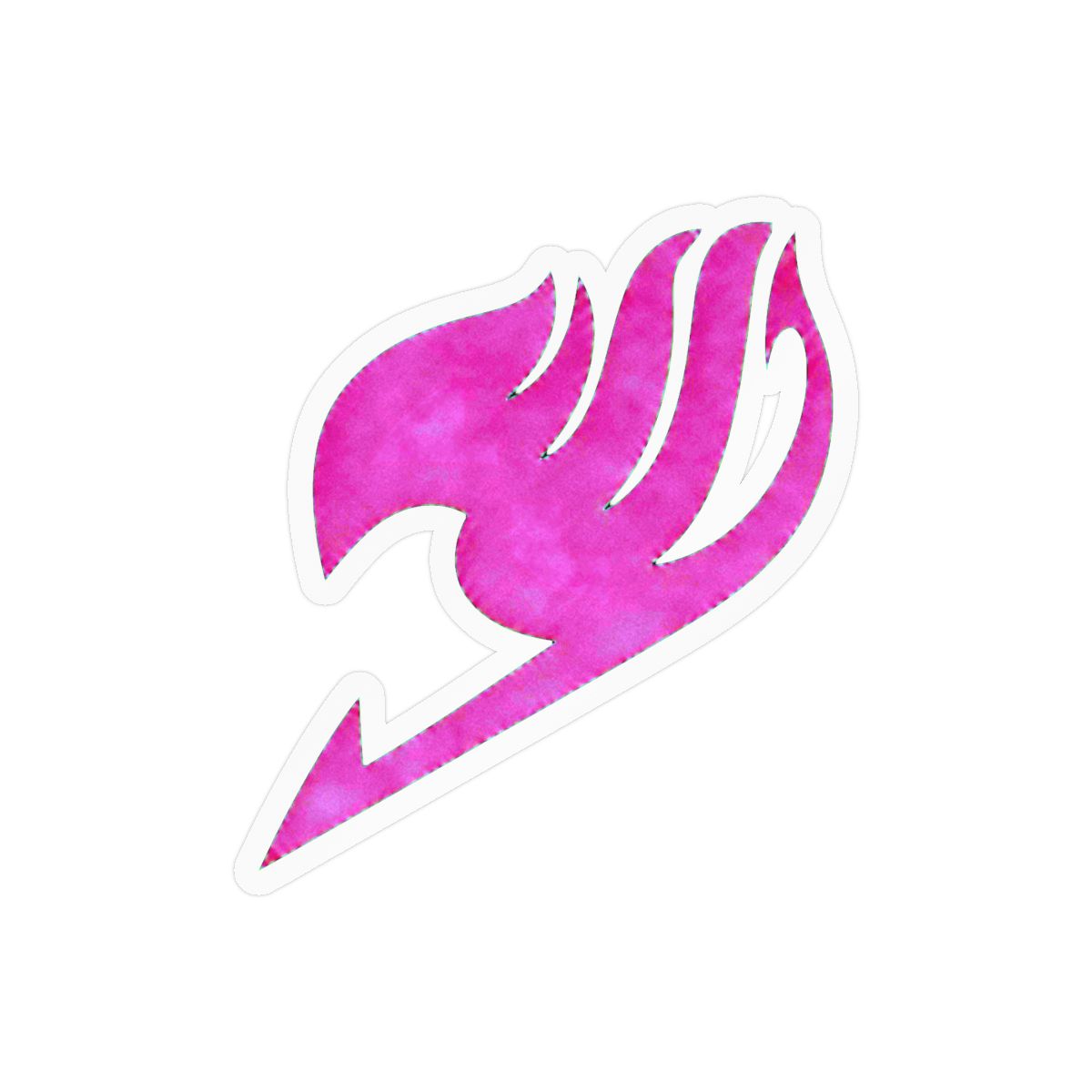 Fairy Tail Vinyl Sticker Decal (3.6" x 4", Hottest Pink) - alternate angle 2, merchandise