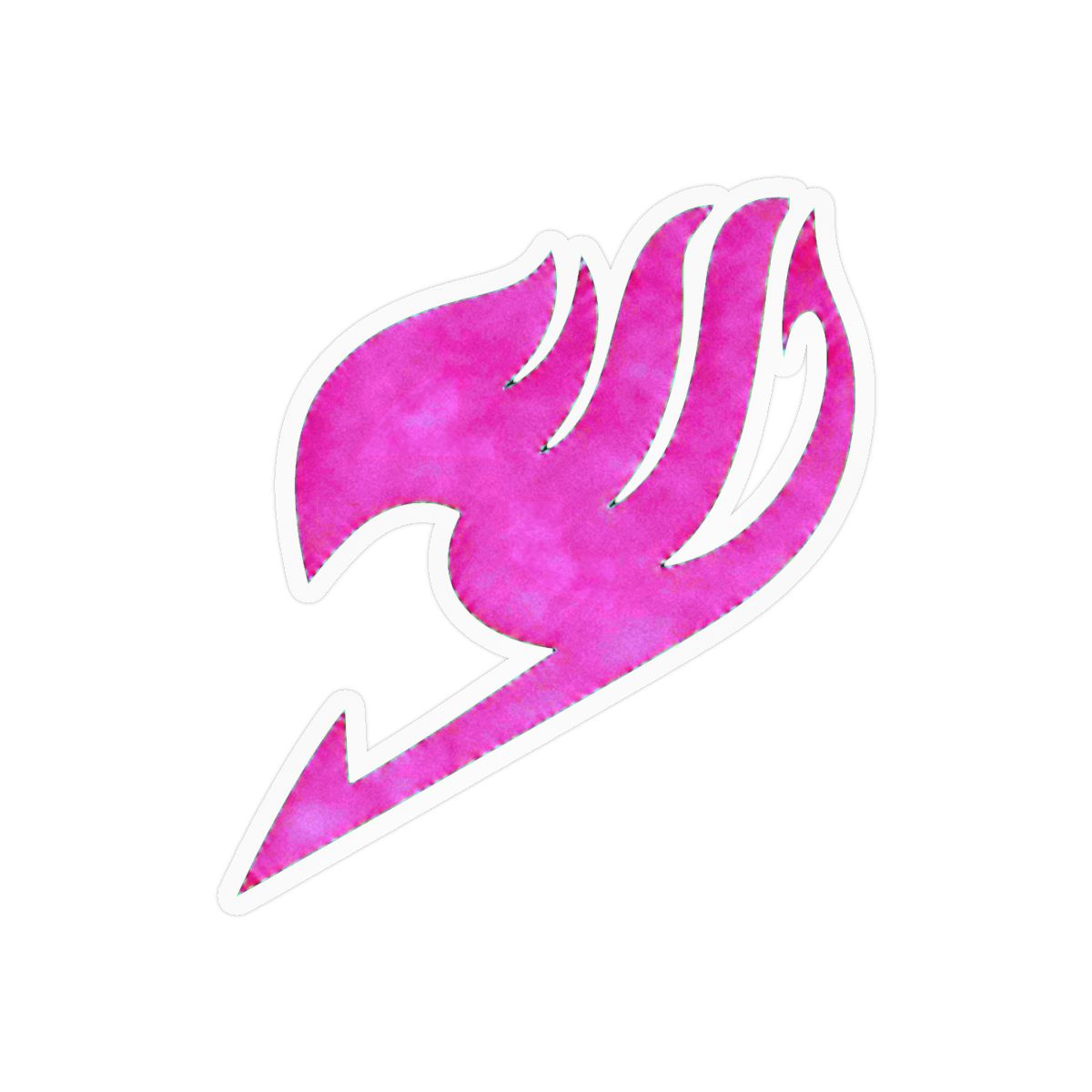 Fairy Tail Vinyl Sticker Decal (3.6" x 4", Hottest Pink) - alternate angle 3, merchandise