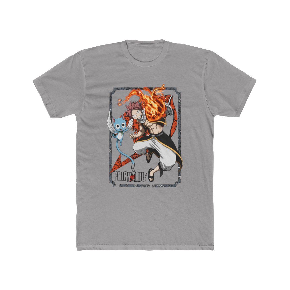 Fairy Tail Natsu & Happy Frame T Shirt - Official T-Shirts merchandise