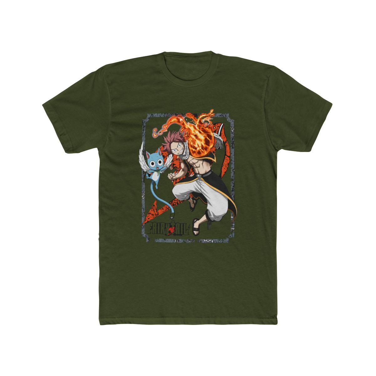 Fairy Tail Natsu & Happy Frame T Shirt - alternate angle 4, merchandise