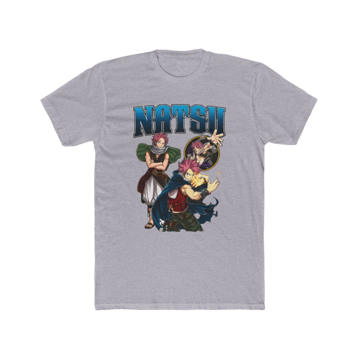 Fairy Tail Natsu Multi Pose Big & Tall T Shirt