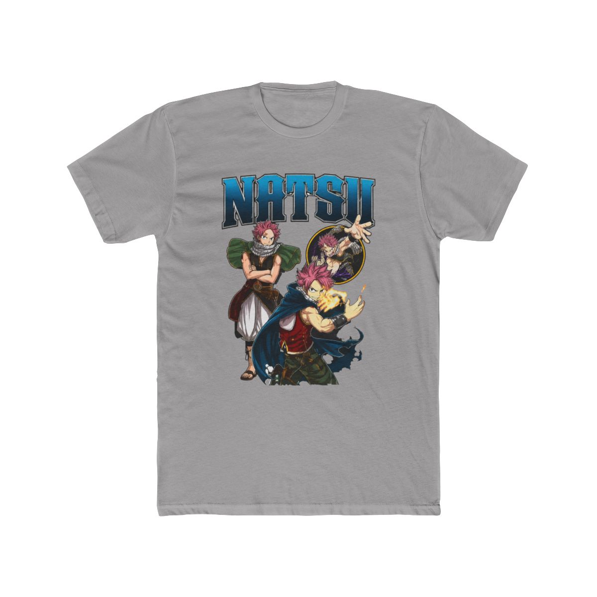 Fairy Tail Natsu Multi Pose Big & Tall T Shirt - Official T-Shirts merchandise