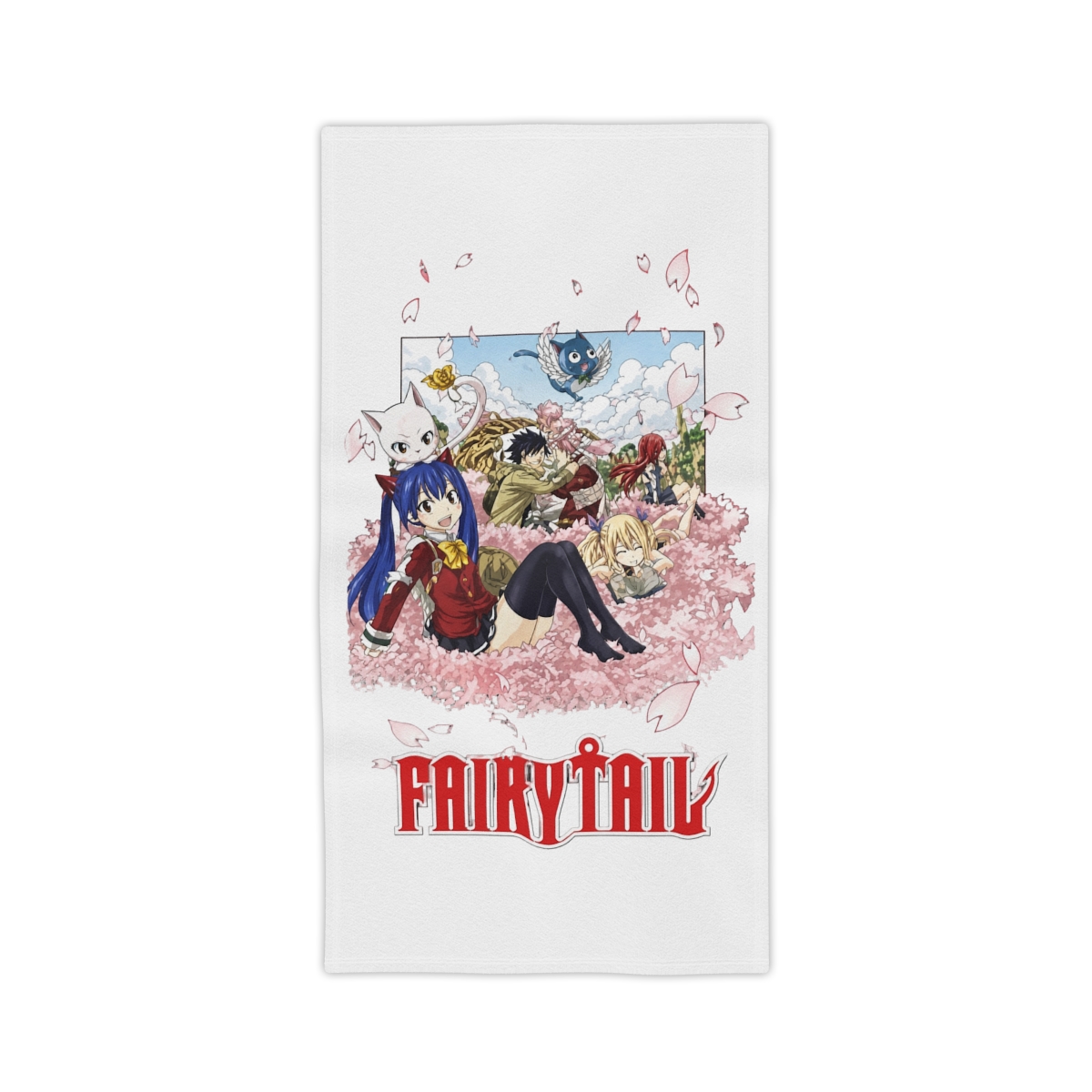 SAKAMI - Fairy Tail - Sakura Bloom - Towels - 150 x 75 cm - Original & Licensed - alternate angle 1, merchandise