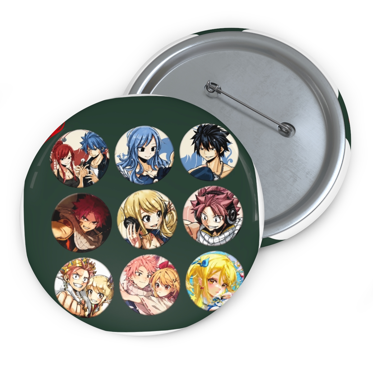58mm Anime FAIRY TAIL Etherious Natsu Dragneel Gajeel Redfox Cosplay disfraz insignia Pin SPTE broche de hojalata Prop Navidad Gilf - alternate angle 2, merchandise