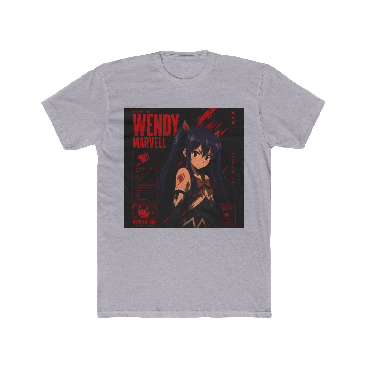 Fairy Tail Wendy Character Profile T Shirt